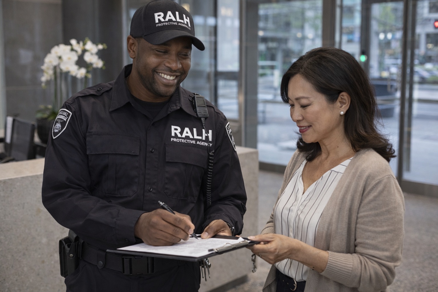 RALH Protective Agency security guard
